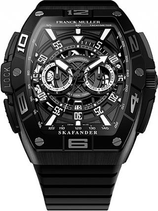 Replica 2019 Franck Muller Skafander Chronograph SKF 46 DV CC DT TTNRBR TTNR BLACK watch